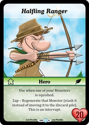 Halfling Ranger (Alt 2) (308) [MUNS1] - Munchkin CCG Single