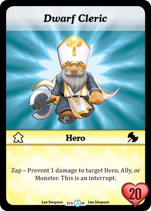 Dwarf Cleric (Alt 2) (313) [MUNS1] - Munchkin CCG Single