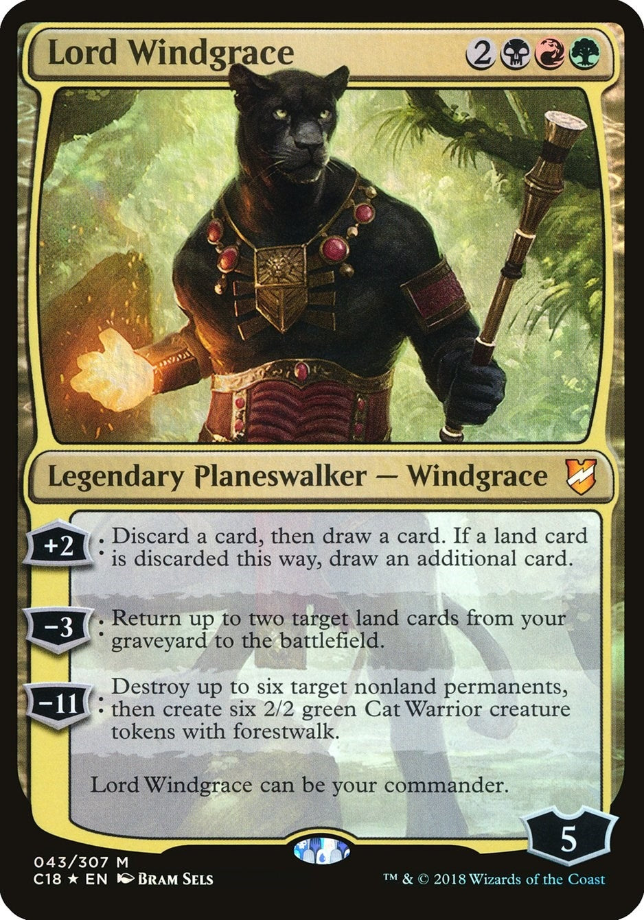 Lord Windgrace (Commander 2018) (43) [OVER] - MTG Single
