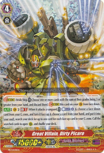 Great Villain Dirty Picaro (441) [PR] - Cardfight Vanguard Single