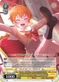 ’Everybody On Three!’ Hagumi Kitazawa (54004) [BD/W54] - Weiss Schwarz Single