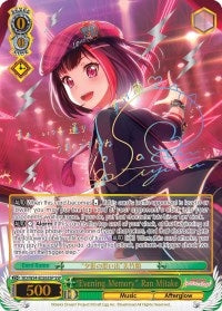 ’Evening Memory’ Ran Mitake (SSP) (54026) [BD/W54] - Weiss Schwarz Single