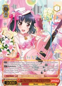 ’The Sister I Adore’ Rimi Ushigome (SSP) (54051) [BD/W54] - Weiss Schwarz Single