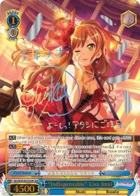 ’Indispensable’ Lisa Imai (SSP) (54073) [BD/W54] - Weiss Schwarz Single