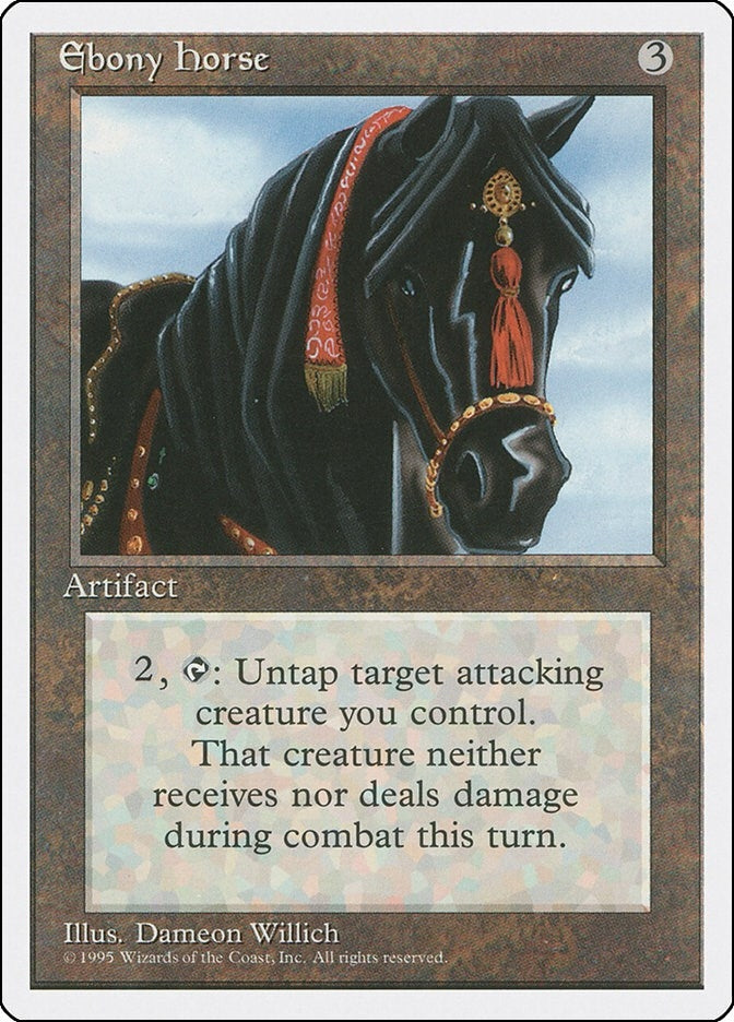 Ebony Horse [4ED] - MTG Single