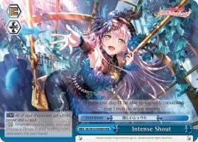 Intense Shout (RRR) (54098) [BD/W54] - Weiss Schwarz Single