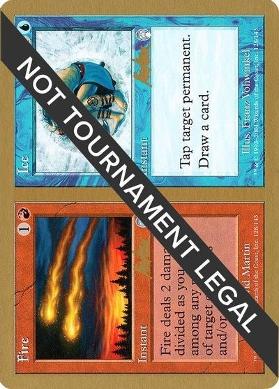 Fire // Ice - 2002 Brian Kibler (APC) [WCD] - MTG Single