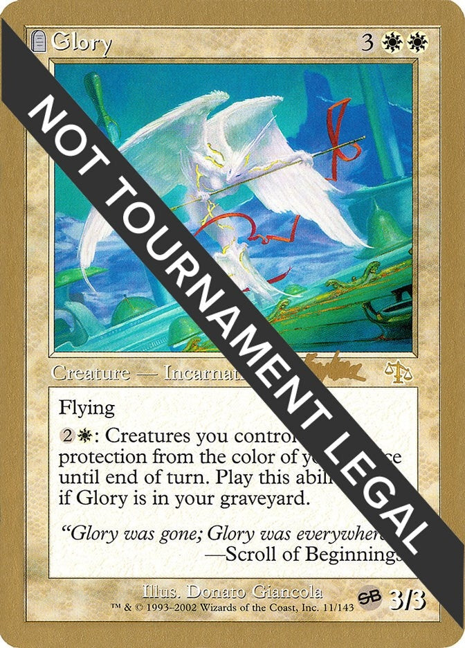 Glory - 2002 Brian Kibler (JUD) [WCD] - MTG Single