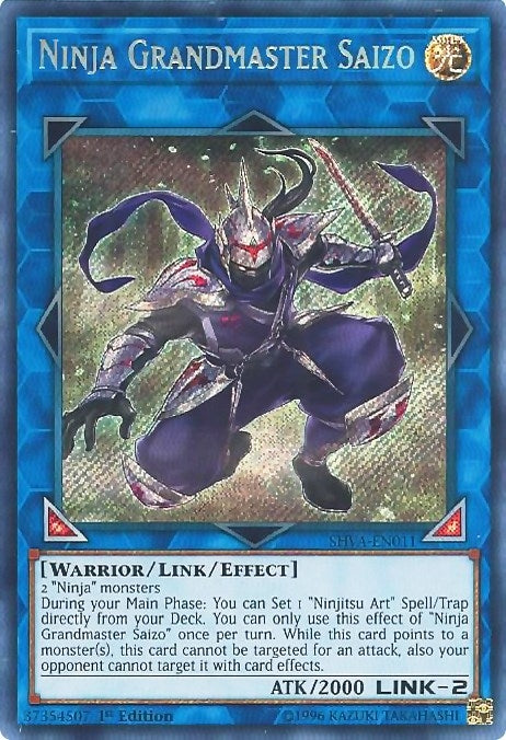 Ninja Grandmaster Saizo (11) (SHVA) - YuGiOh Single