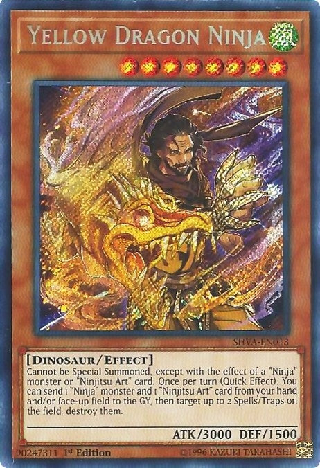 Yellow Dragon Ninja (13) (SHVA) - YuGiOh Single