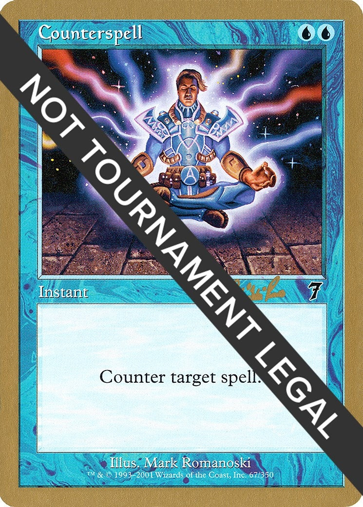 Counterspell - 2002 Carlos Romao (7ED) [WCD] - MTG Single