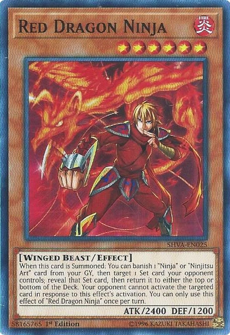 Red Dragon Ninja (25) (SHVA) - YuGiOh Single