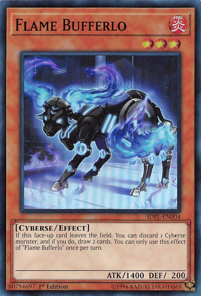 Flame Bufferlo (4) (SDPL) - YuGiOh Single