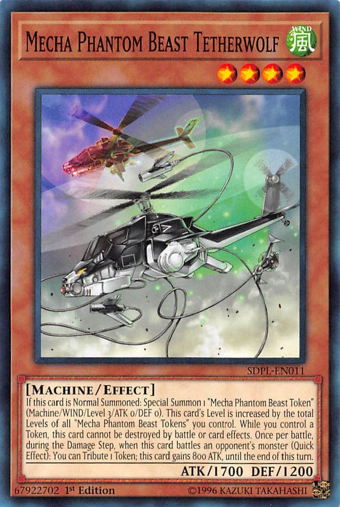 Mecha Phantom Beast Tetherwolf (11) (SDPL) - YuGiOh Single