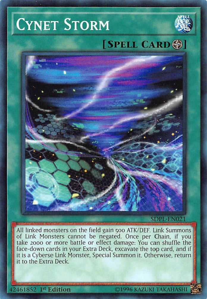 Cynet Storm (21) (SDPL) - YuGiOh Single