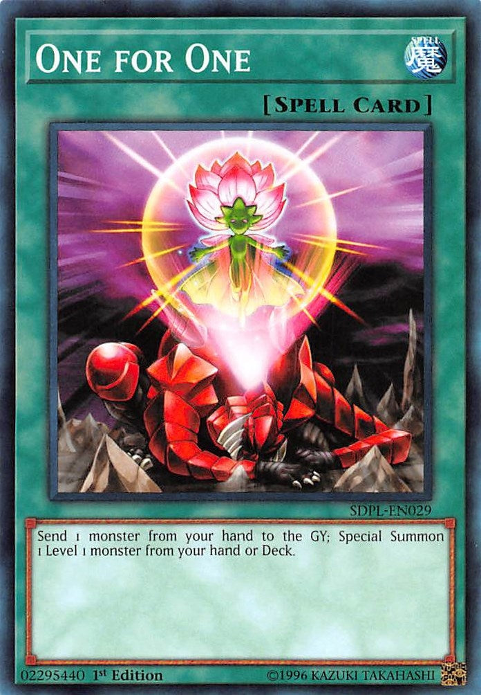 One for One (29) (SDPL) - YuGiOh Single
