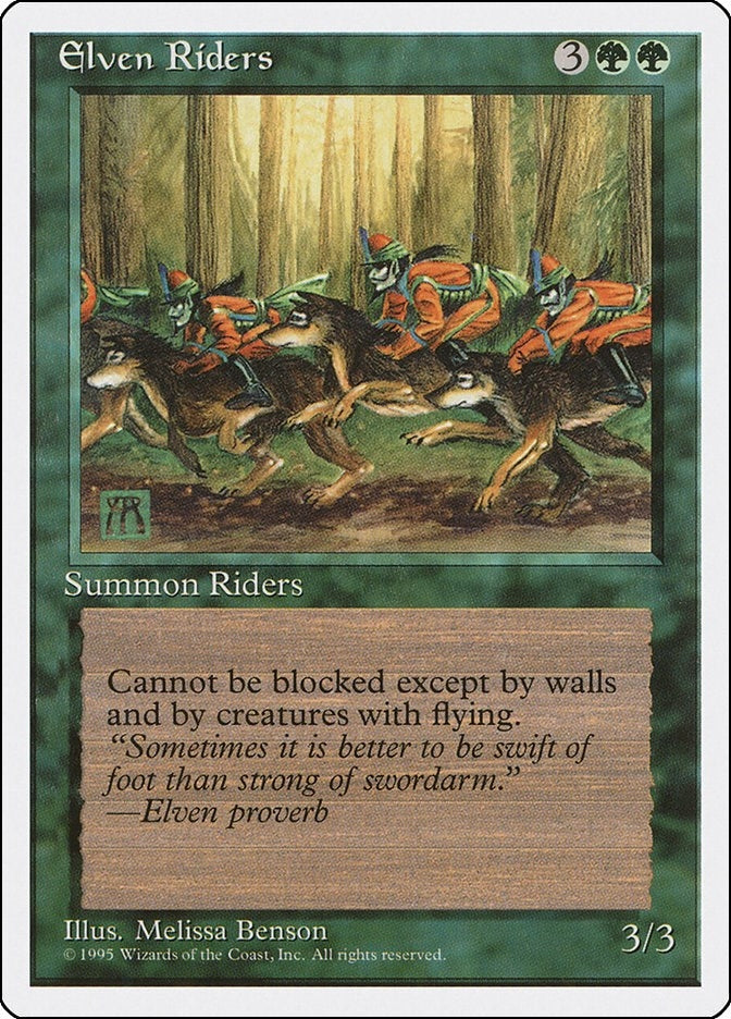 Elven Riders (126) [4ED] - MTG Single