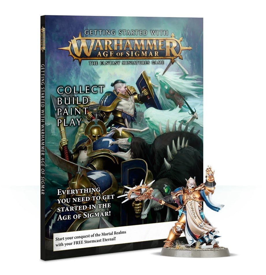 Getting Started with Age of Sigmar: Collect Build Paint Play [PAIN] - Warhammer Books Sealed