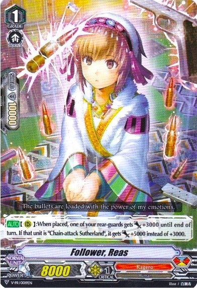 Follower Reas (19) [VPR] - Cardfight Vanguard Single