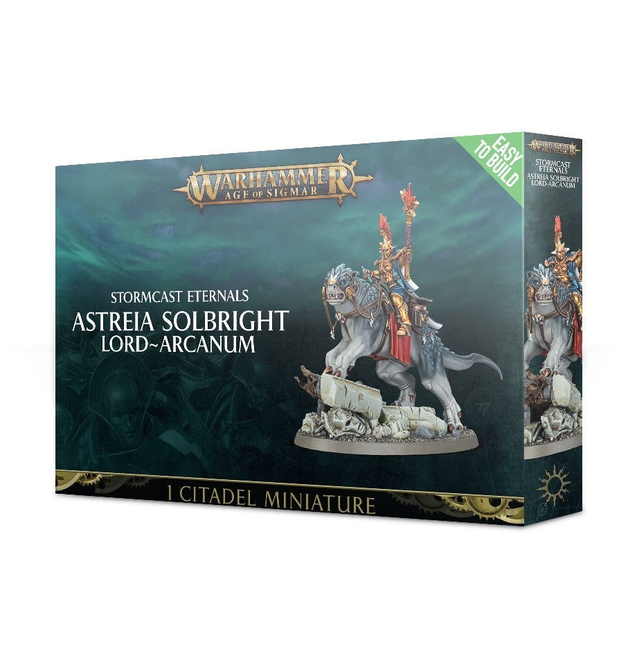 Warhammer: Age of Sigmar - Stormcast Eternals - Astreia Solbright Lord-Arcanum [PLAS] - Warhammer Box Sets Sealed