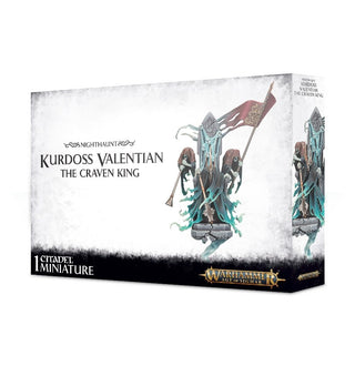 Warhammer: Age of Sigmar - Nighthaunt - Kurdoss Valentian The Craven King [PLAS] - Warhammer Box Sets Sealed