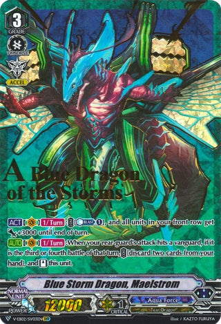 Blue Storm Dragon Maelstrom (SVR) (203) [V-EB02] - Cardfight Vanguard Single