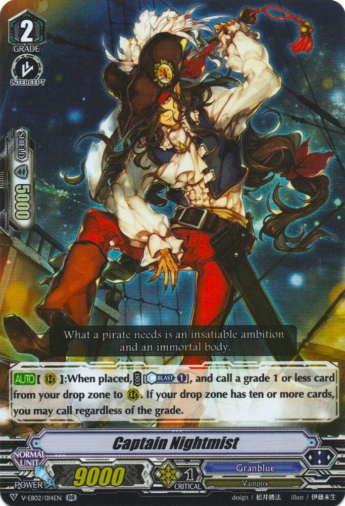 Captain Nightmist (2014) [V-EB02] - Cardfight Vanguard Single