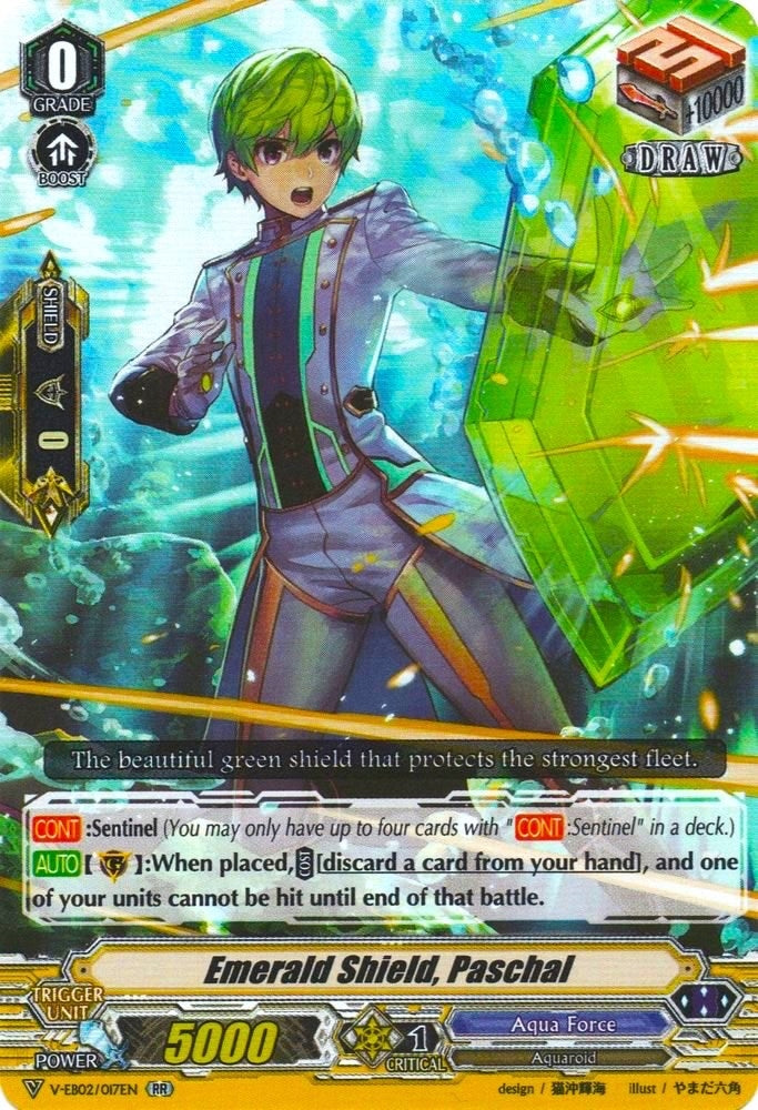 Emerald Shield Paschal (2017) [V-EB02] - Cardfight Vanguard Single