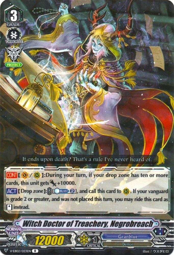 Witch Doctor of Treachery Negrobreach (2023) [V-EB02] - Cardfight Vanguard Single