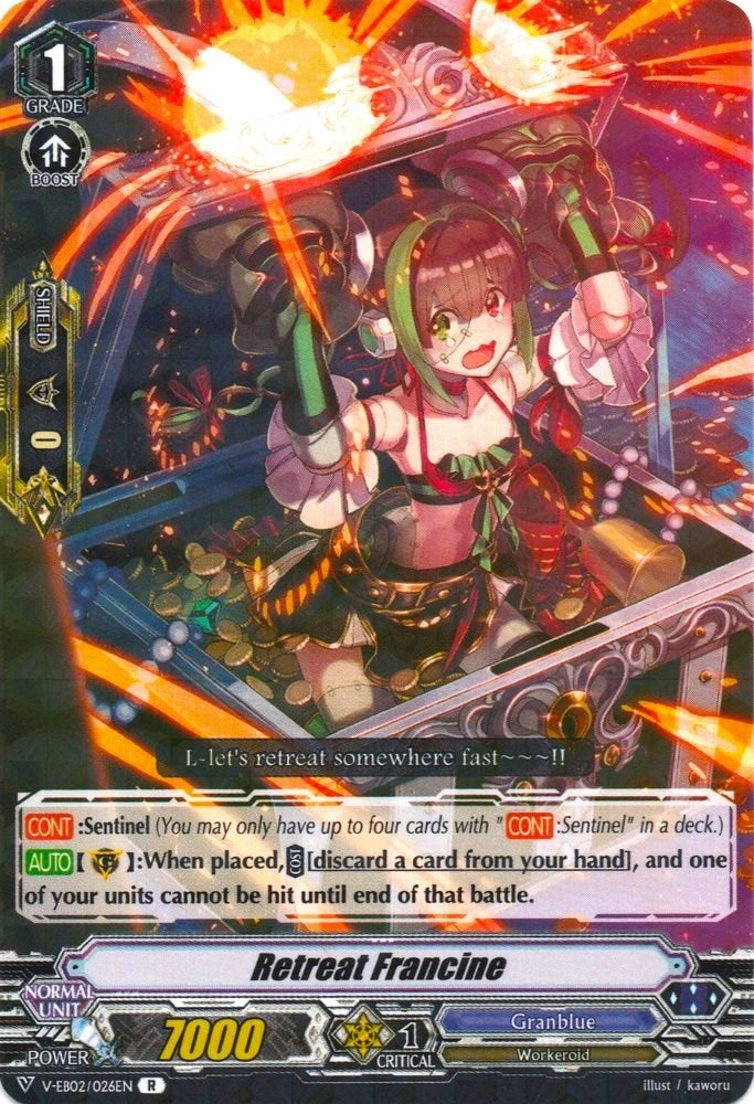 Retreat Francine (2026) [V-EB02] - Cardfight Vanguard Single