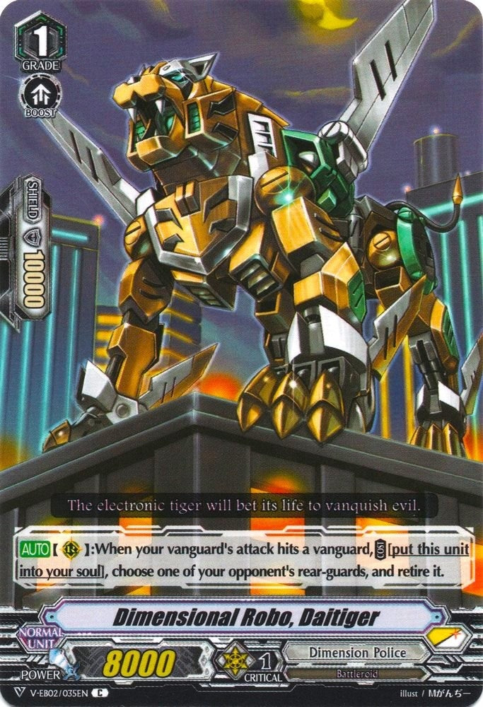 Dimensional Robo Daitiger (2035) [V-EB02] - Cardfight Vanguard Single