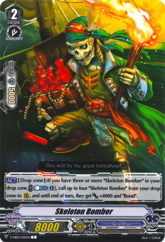 Skeleton Bomber (2045) [V-EB02] - Cardfight Vanguard Single