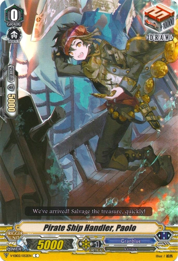 Pirate Ship Handler Paolo (2052) [V-EB02] - Cardfight Vanguard Single