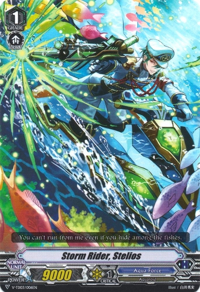 Storm Rider Stelios (3006) [V-TD03] - Cardfight Vanguard Single
