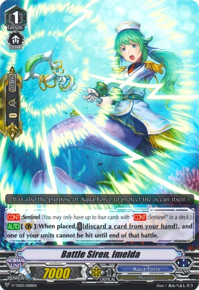 Battle Siren Imelda (3008) [V-TD03] - Cardfight Vanguard Single