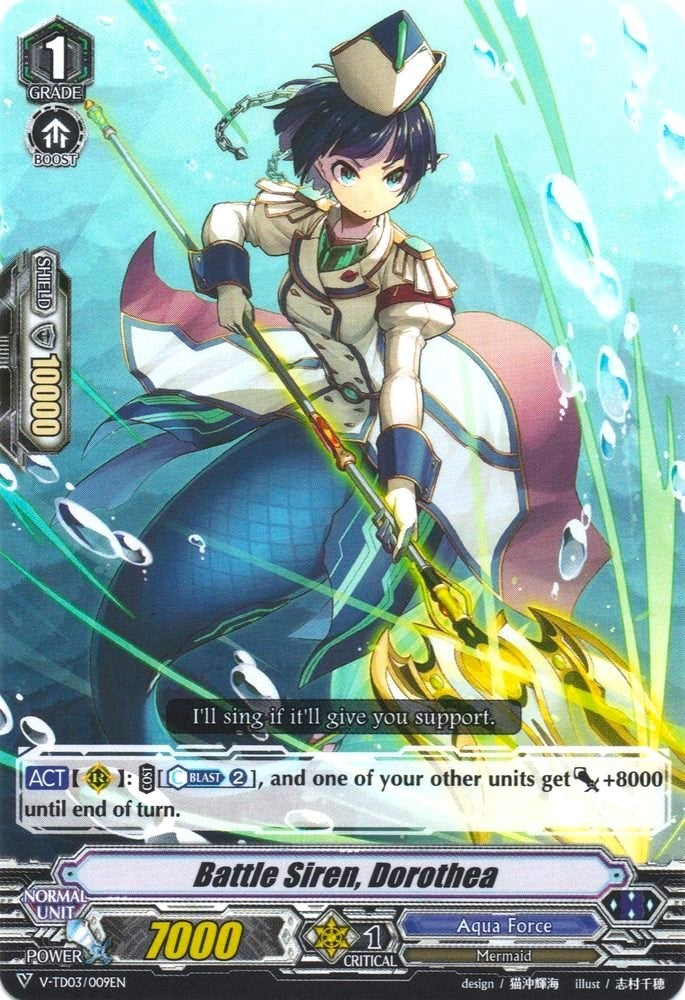 Battle Siren Dorothea (3009) [V-TD03] - Cardfight Vanguard Single
