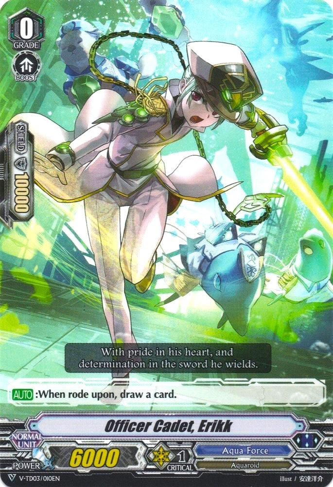 Officer Cadet Erikk (3010) [V-TD03] - Cardfight Vanguard Single