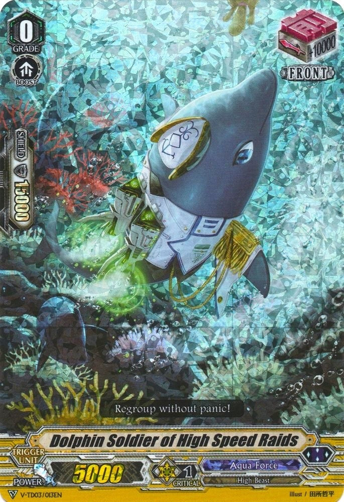 Dolphin Soldier of High Speed Raids (RRR Foil) (3013) [V-TD03] - Cardfight Vanguard Single