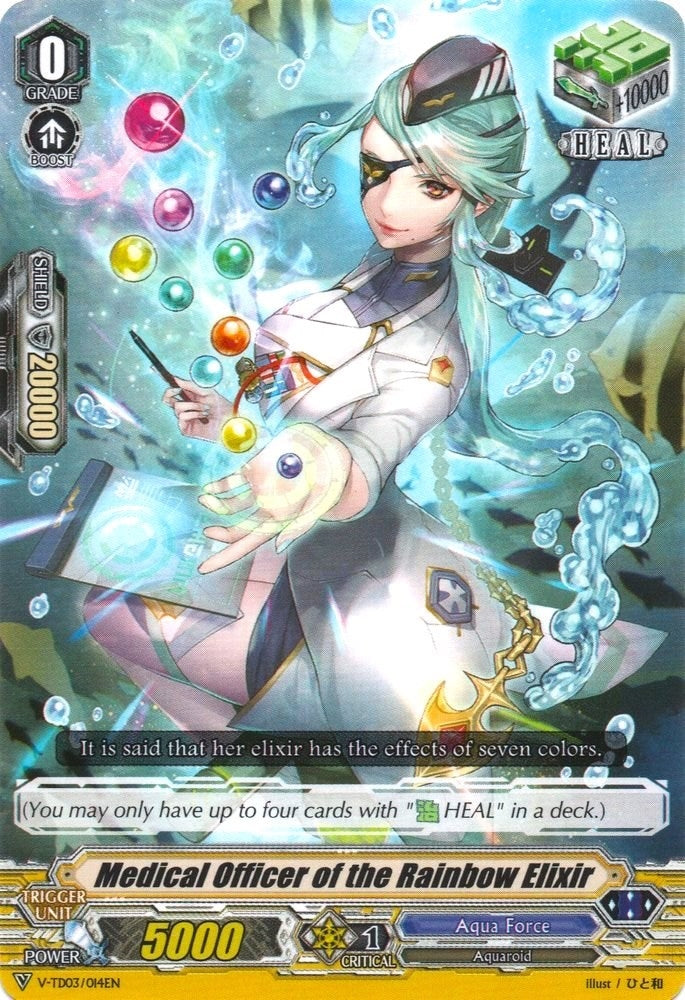 Medical Officer of the Rainbow Elixir (3014) [V-TD03] - Cardfight Vanguard Single