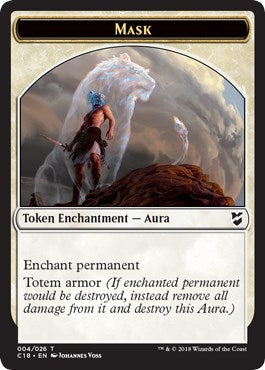 Mask // Horror Double-sided Token (0) [C18] - MTG Single