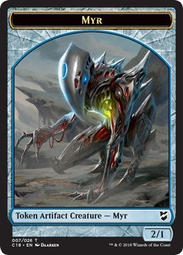 Myr (007) // Construct (020) Double-sided Token (0) [C18] - MTG Single