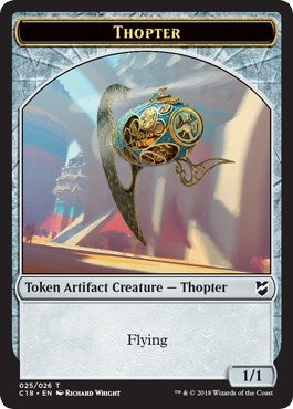 Thopter (025) // Servo Double-sided Token (0) [C18] - MTG Single