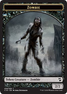 Zombie // Shapeshifter Double-sided Token (0) [C18] - MTG Single