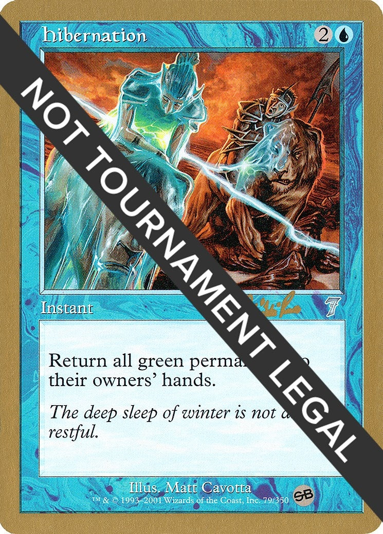 Hibernation - 2002 Carlos Romao (7ED) (SB) [WCD] - MTG Single