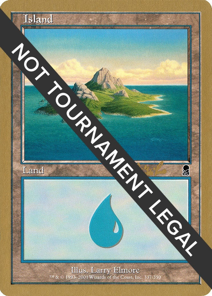 Island (337) - 2002 Carlos Romao (ODY) [WCD] - MTG Single