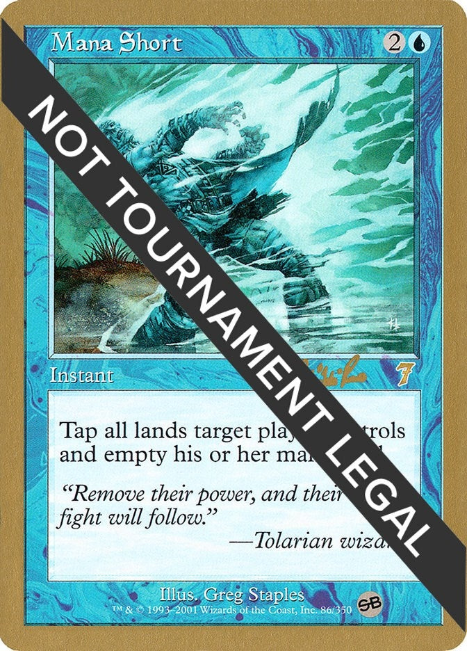 Mana Short - 2002 Carlos Romao (7ED) (SB) [WCD] - MTG Single