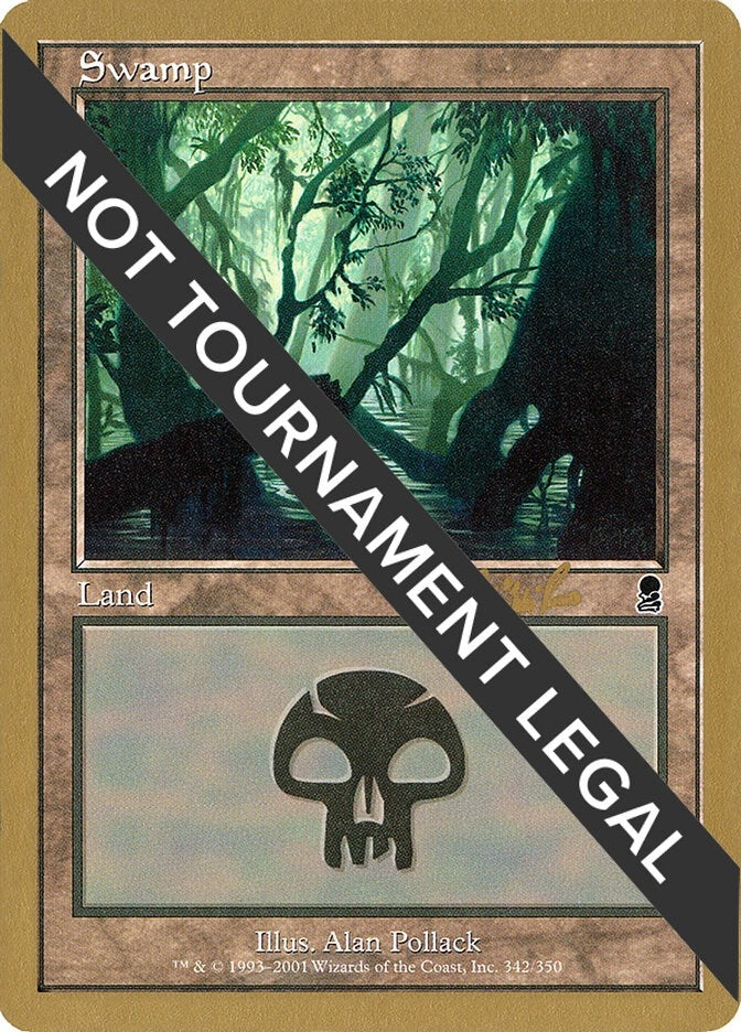 Swamp (342) - 2002 Carlos Romao (ODY) [WCD] - MTG Single