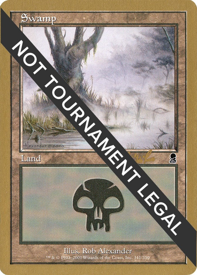 Swamp (341) - 2002 Carlos Romao (ODY) [WCD] - MTG Single