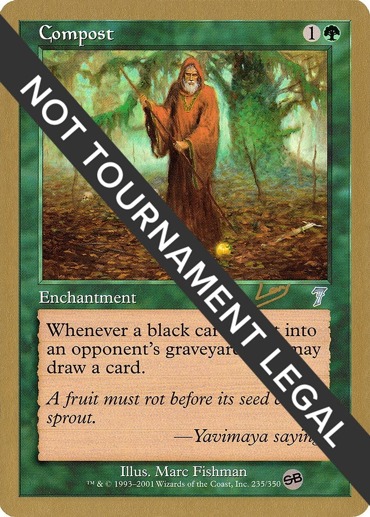 Compost - 2002 Raphael Levy (7ED) (SB) [WCD] - MTG Single
