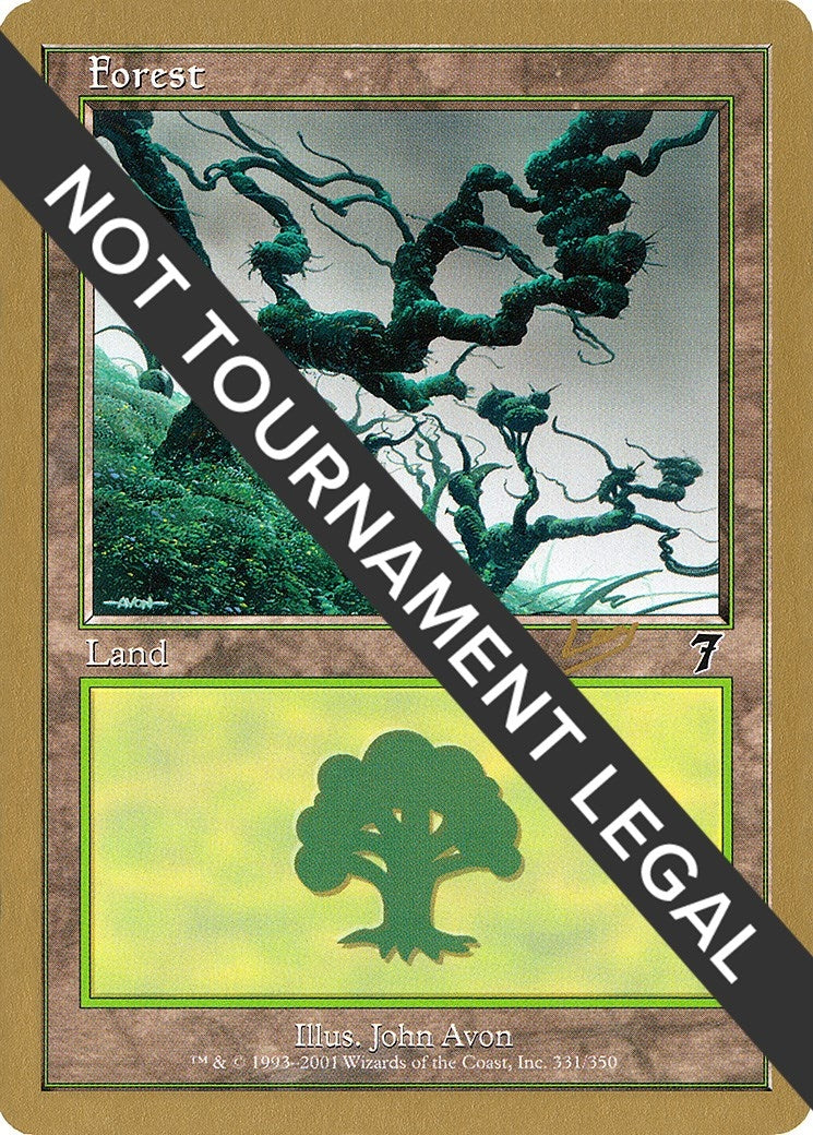 Forest (331) - 2002 Raphael Levy (7ED) [WCD] - MTG Single